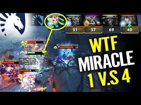 Dota 2 is Cancer!! MIRACLE- [Medusa] SOLO Carry 1 vs 4 - Paris Major 2019