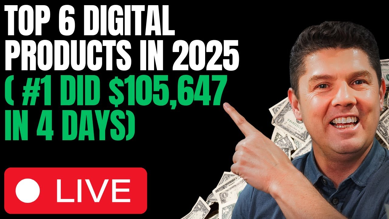 🔴LIVE Bill McIntosh Show: Best 6 Digital Product Ideas You Can Start as an Absolute Beginner