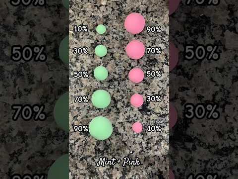 Mint vs Pink | Watch This Mint & Pink Clay Transformation! #diy #clayart #trending #shorts #art