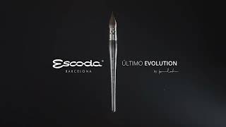 ESCODA ÚLTIMO EVOLUTION ROUND MOP BRUSH TENDO FIBRE SHORT HANDLE - JOAN COCH SPECIAL EDITION SERIES 1933