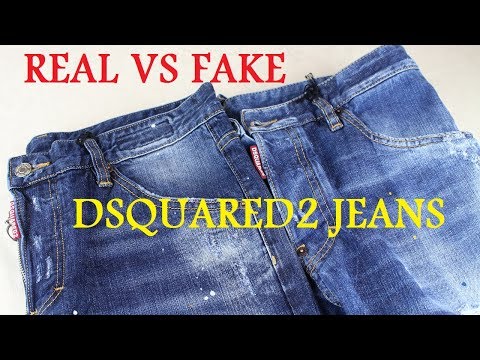 REAL VS FAKE DSQUARED2 JEANS LEGIT CHECK