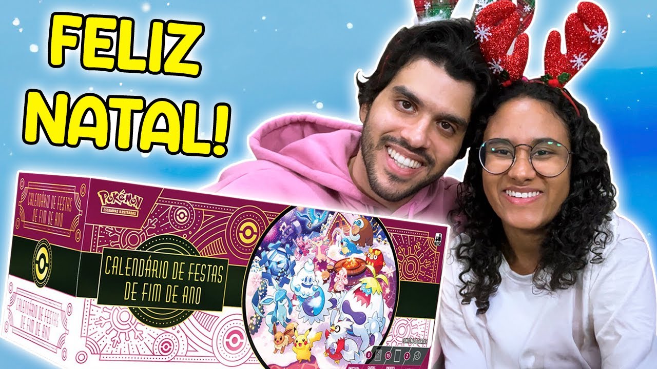 ABRINDO UMA CAIXA NATALINA DE POKÉMON!