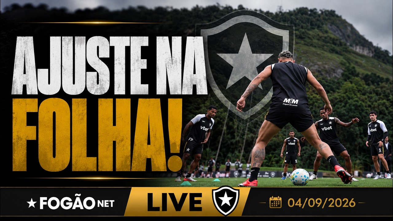LIVE | Botafogo planeja 2027 com folha otimizada; clube traça perfil por técnico