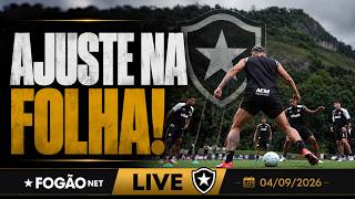 FOGÃONET LIVE: BOTAFOGO PLANEJA 2027 COM FOLHA OTIMIZADA | CLUBE TRAÇA PERFIL POR TÉCNICO