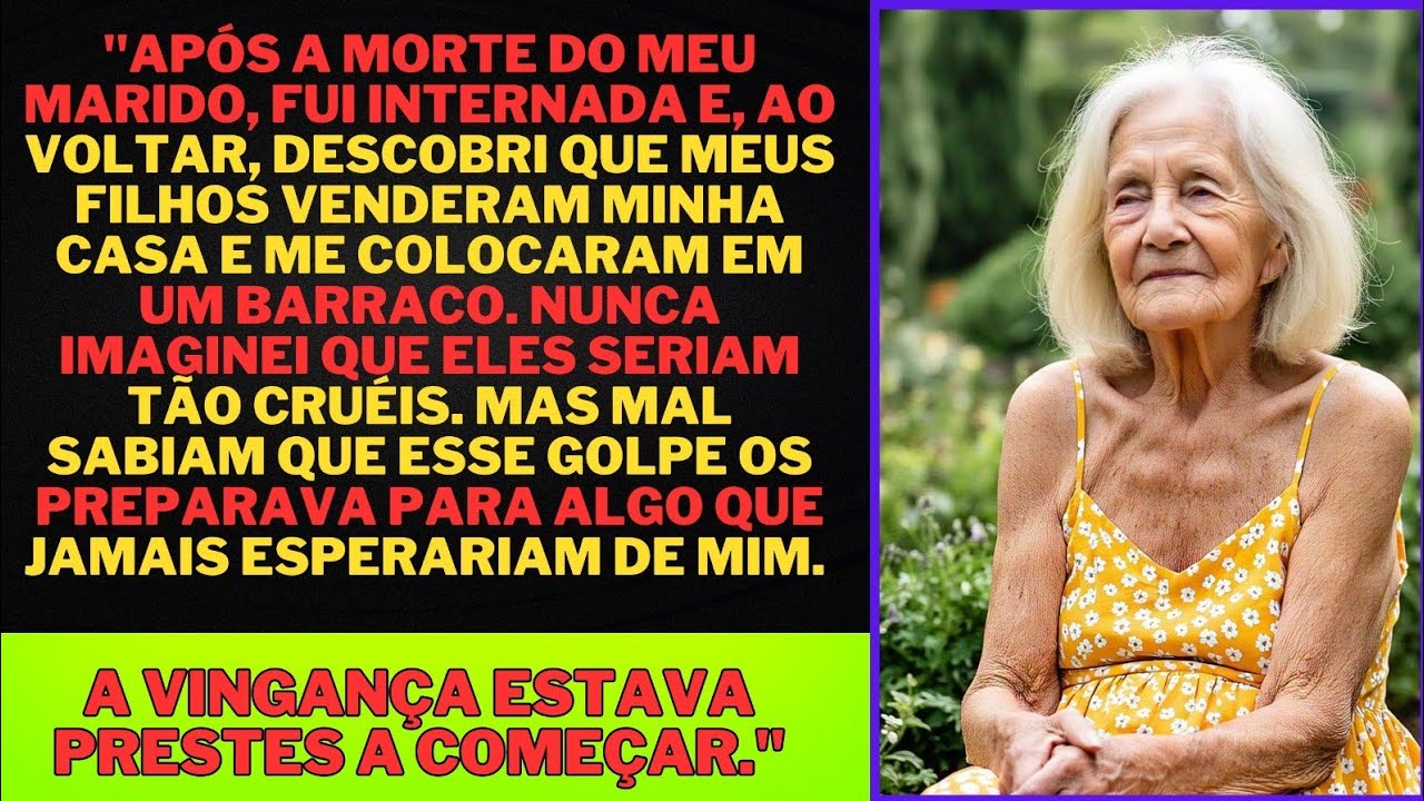 APÓS A MORTE DE MEU MARÍDO, MEUS FILHOS ME JOGARAM NUM BARRACO, MAS NINGUÉM MANDA EM MIM. ENTÃO. ..