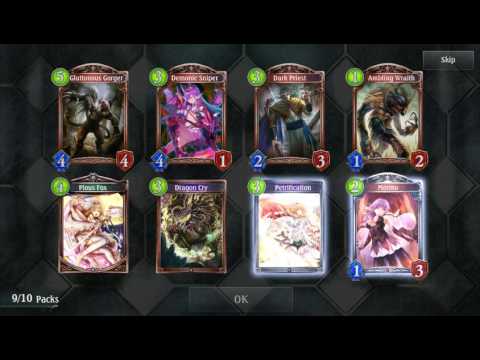 Shadowverse - 20 packs opening - Luck of the draws - The hunt for Olivia begins