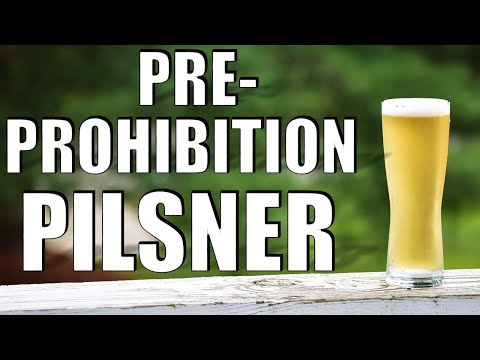AMERIKANISCHES PILSNER VOR DER PROHIBITION: Ein Klassiker, der fast in Vergessenheit geraten wäre...