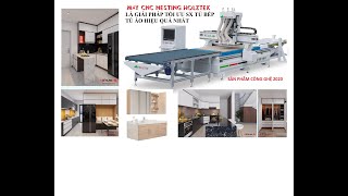 MÁY GIA CÔNG VÁN CNC NESTING 3 Đầu WM-1325-3BF của Holztek giá tốt nhất tp Hcm