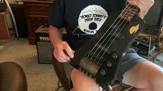 Video thumbnail for Cort Headless Electric Bass Guitar B2 Steinberger Bridge for sale on eBay by Steven Schultz