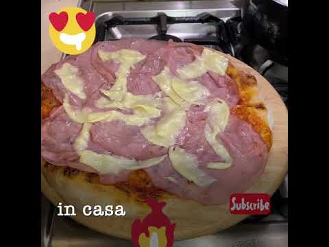 Pizza con Bufala, Mortadella, e Caciocavallo , Ricetta semplice -Fatto in Casa Con FEDERICO