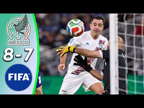 FIFA Legends - Mexico Legends 7:8 GOALS & HIGHLIGHTS 2026 | Cafu Two Goals | Del Piero & Xavi Goal