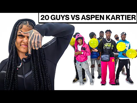 20 GUYS VS 1 RAPPER: ASPEN KARTIER