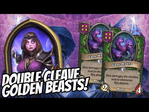 OMG DOUBLE HYDRA GOLDEN BEAST COMP! | Hearthstone Battlegrounds