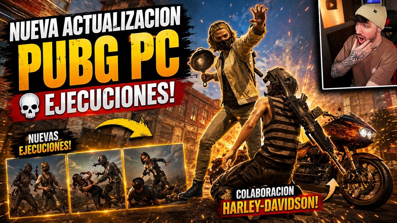 PUBG ahora tiene EJECUCIONES 😳 Nueva actualización + Harley Davidson en PC/CONSOLAS