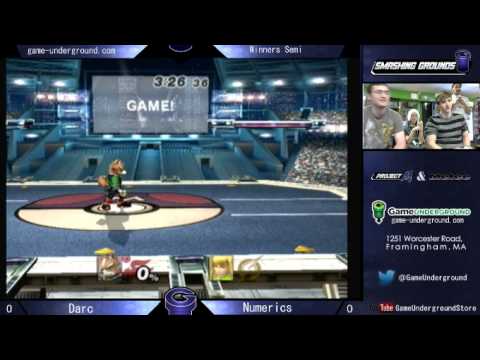 Project M SG Poobrise Kingdom at GU: Darc (Fox) vs Numerics (Zero Suit Samus)