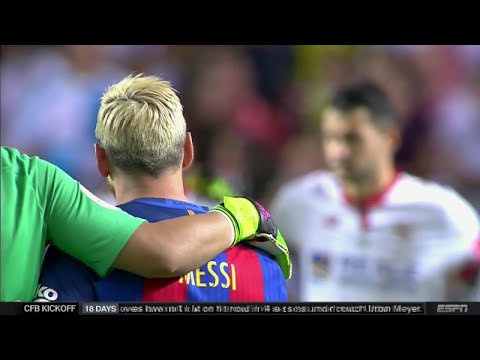 Lionel Messi vs Sevilla Away (Super cup) HD (ENG-Commentary) By IramMessiTV