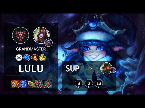 Lulu Support vs Nautilus - KR Grandmaster Patch 11.9