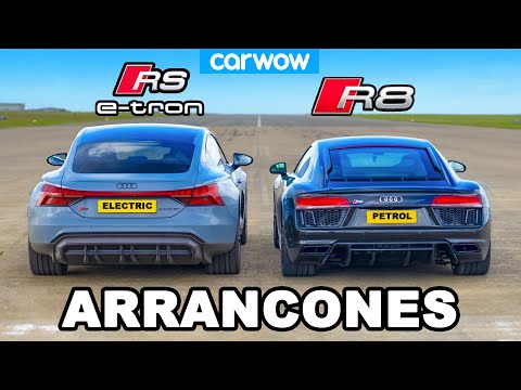 Audi R8 vs RS e-tron GT: ARRANCONES *El Audi más rápido*