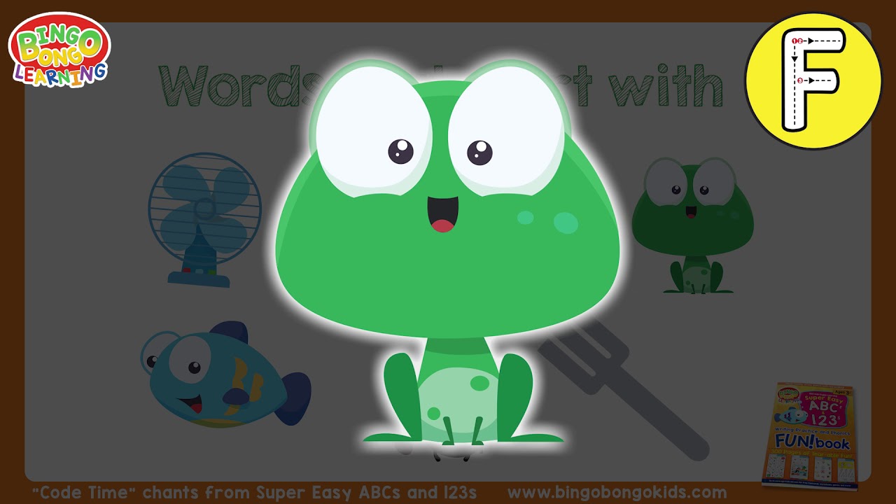 Words That Start With the Letter F | ESL/ EFL Phonics Chants | BINGOBONGO Learning