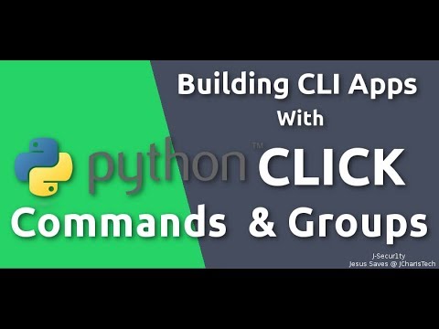Python Click Tutorial Commands Groups Click Groups 1