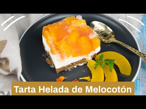 Tarta Helada de Melocotón