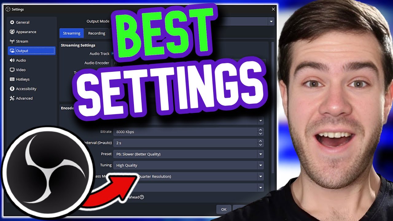 Best OBS Studio Settings for STREAMING in 2026 (For Beginners)