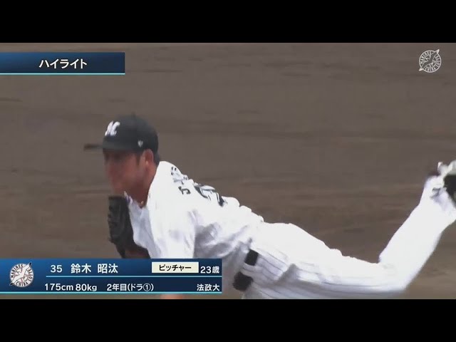 【ファーム】7月28日 マリーンズ対スワローズ ハイライト