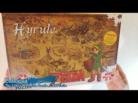 Unboxing/Timelapse The Legend of Zelda Hyrule Puzzle 500 Teile