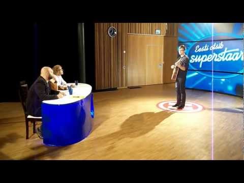 Marten Kuningas "Superstaari" eelvoorus esimest korda kohtunike ees ("Starman")