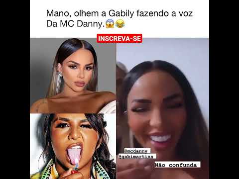 Gabily imitando a voz da MC Danny 😂 igualzinho #shorts #gabily #mckevin