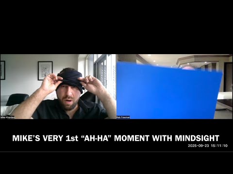 589 Mike's 1st Training Session Blindfold Seeing, Twice Broke Through To Advanced Real Time Seeing