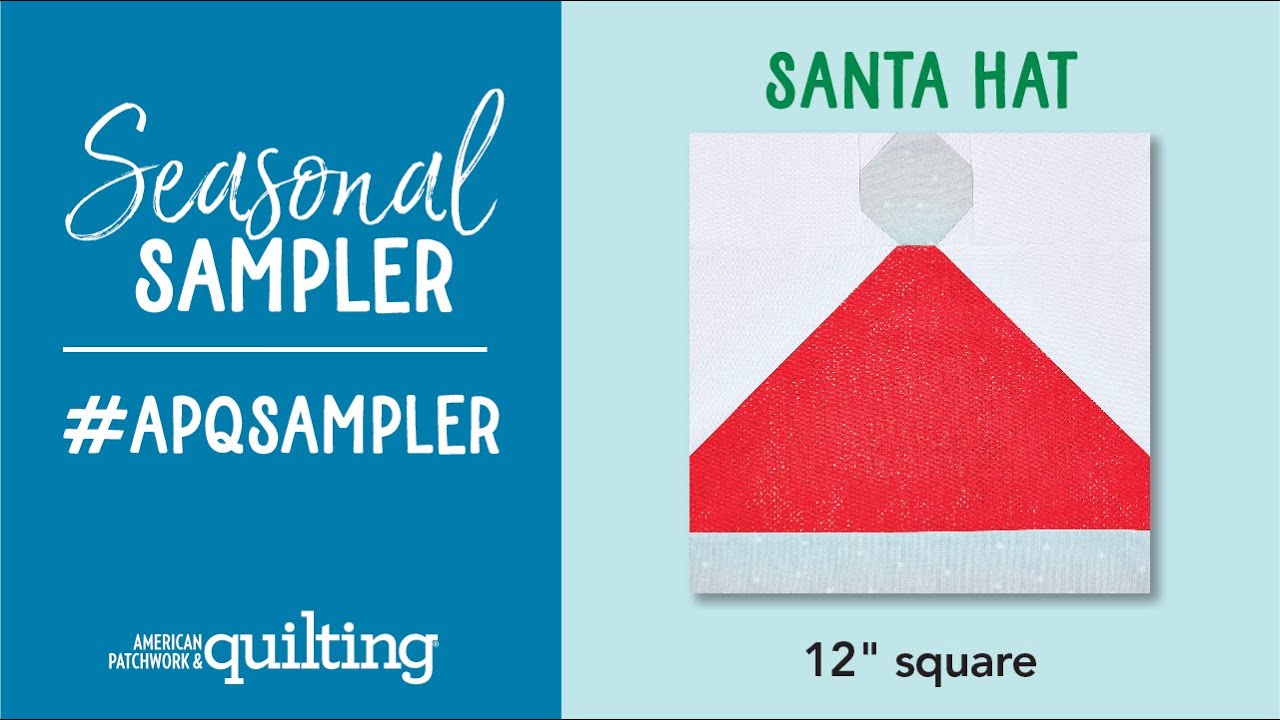 Seasonal Sampler: Santa Hat Block
