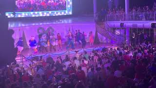 Disney Cruise Holiday Deck Party