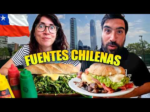 Trying the BEST FAST FOOD in CHILE 🇨🇱😲 These sandwiches make no sense!