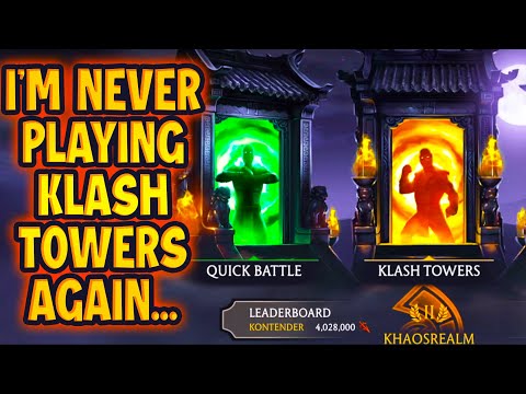 5 Reasons I HATE Klash Towers in MK Mobile! This Had So Much Potential But They DESTROYED IT!