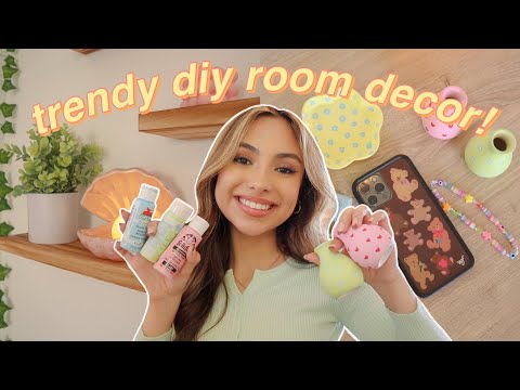 MAKING TRENDY DIY ROOM DECOR VLOG