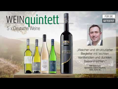 GALERIA Karstadt Kaufhof Weinquintett Kampagne 2019