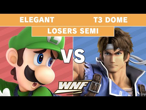 WNF 1.11 Elegant (Luigi) vs T3 Dome (Richter) Losers Semi Finals - Smash Ultimate