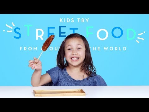 Kids Try Street Food from Around the World | Kids Try | HiHo Kids