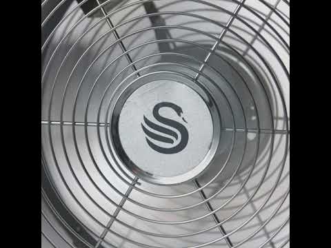 Swan Retro 8 Inch Clock Fan – Social Clip - 