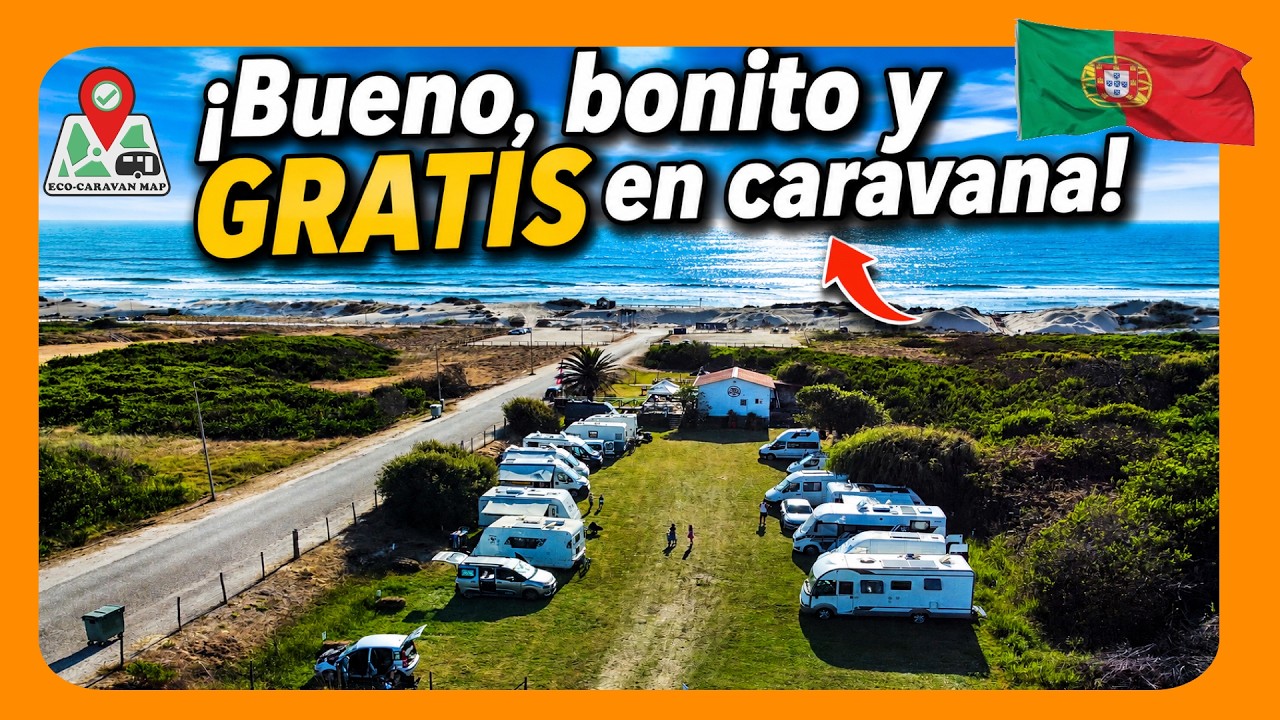 Gratis!! con tu CARAVANA pegado a una playa paradisiaca...
