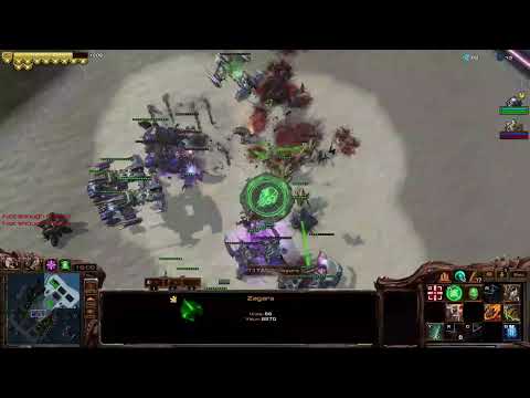 Zagara vs Mengsk 1v1, c45 Direct Strike - Commanders SC2