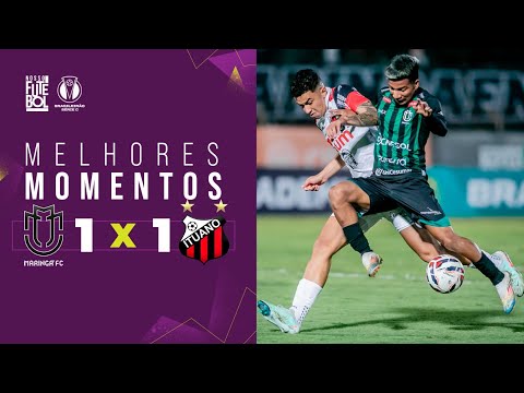 CHANCES PERDIDAS E EMPATE NO FIM - Maringá 1x1 Ituano - Melhores Momentos - Série C
