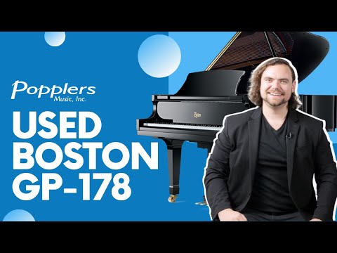 Pre-Owned Boston GP-178 Designed by Steinway & Sons | Overview and Demo | Popplers Music Grand Forks
