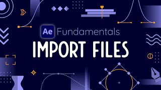 Import and Organize Files in After Effects - AE Fundamentals