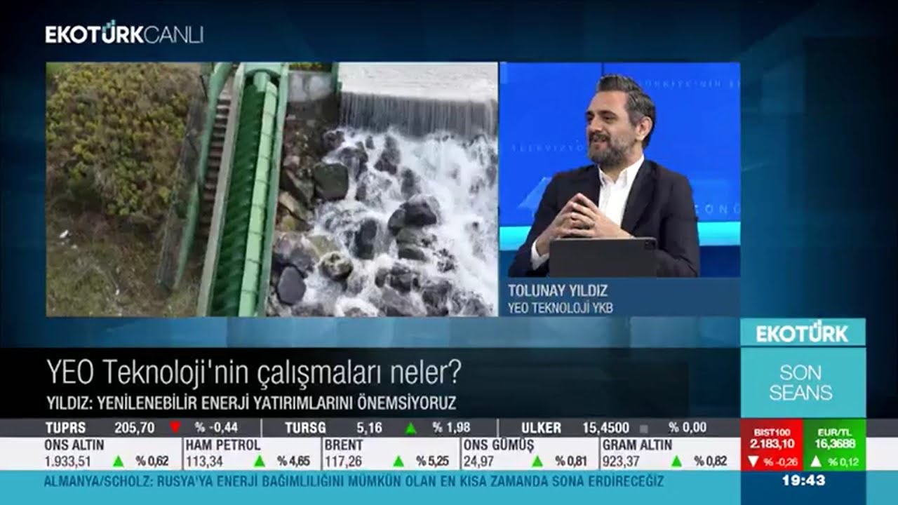 YEO Teknoloji YK Başkanı Tolunay Yıldız Ekotürk TV Son Seans Programına Konuk Oldu
