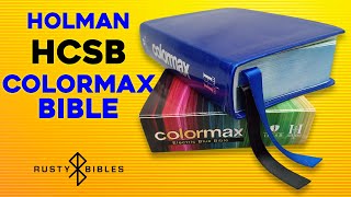 A Blue Bible That's Right For You! Holman Colormax HCSB Compact Bible Synthetic Cover