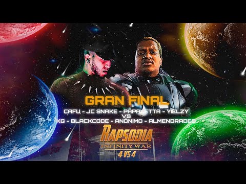 BLACKCODE ANONIMO KG ALMENDRADES vs CAFU JC SNAKE PAPALETTA YIELZY (GRAN FINAL) || RAPSODIA 4VS4