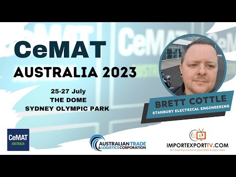 Brett Cottle at CEMAT Australia 2023