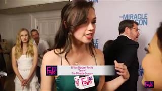 Lillian Doucet Roche at The Miracle Season premiere video
